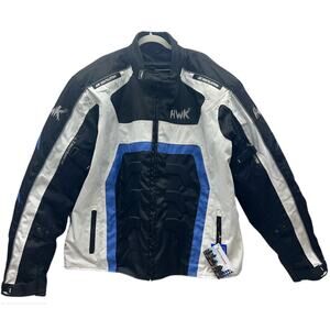 HWK Motorcycle Jacket Riding 5XL Motorbike CE Armored‎ Breathable w/Lining NWT